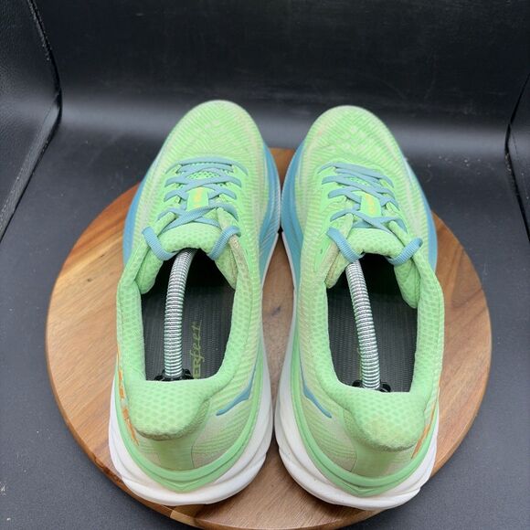 Hoka One One Clifton 9 Mens Size 12 D Running Shoes Zest Lime Green 1127895 ZLGL main image 8